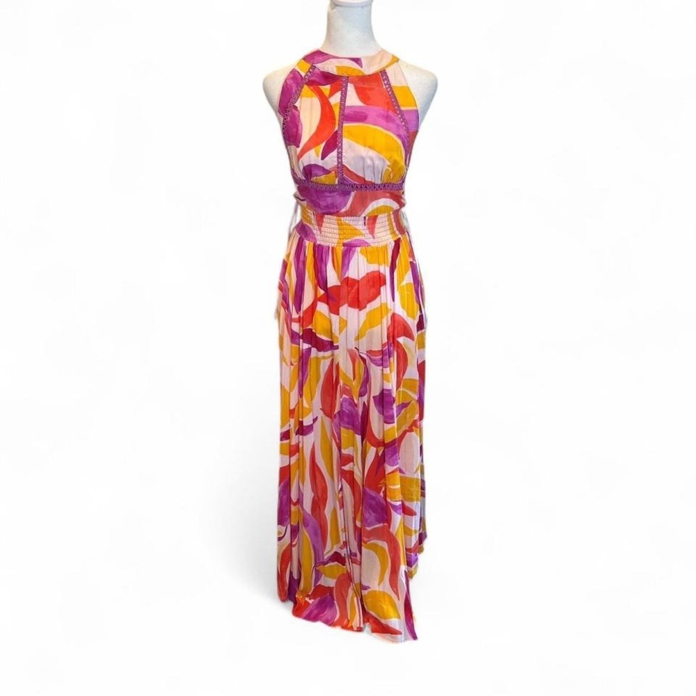 Anthropologie Abel the Label Rumi Tropical‎ Maxi Dress XS NWT Wedding Guest Boho